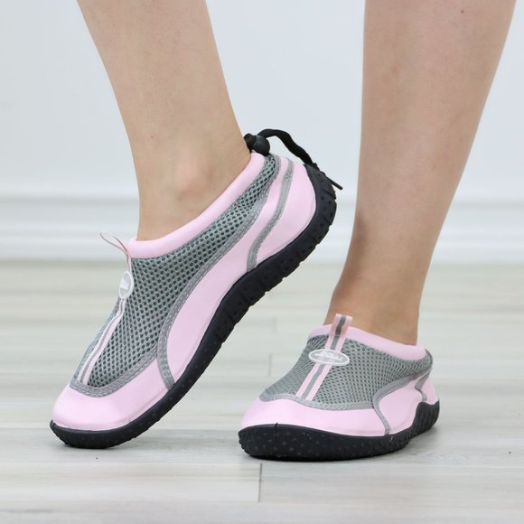 Pink Slip On Water Shoes Under Water Swimming For Beach, Pool Or River - Picture 11 of 13